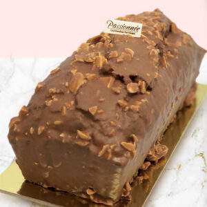 Glazed Marbled English Cake