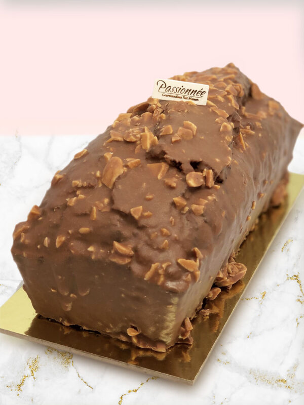 Glazed Marbled English Cake