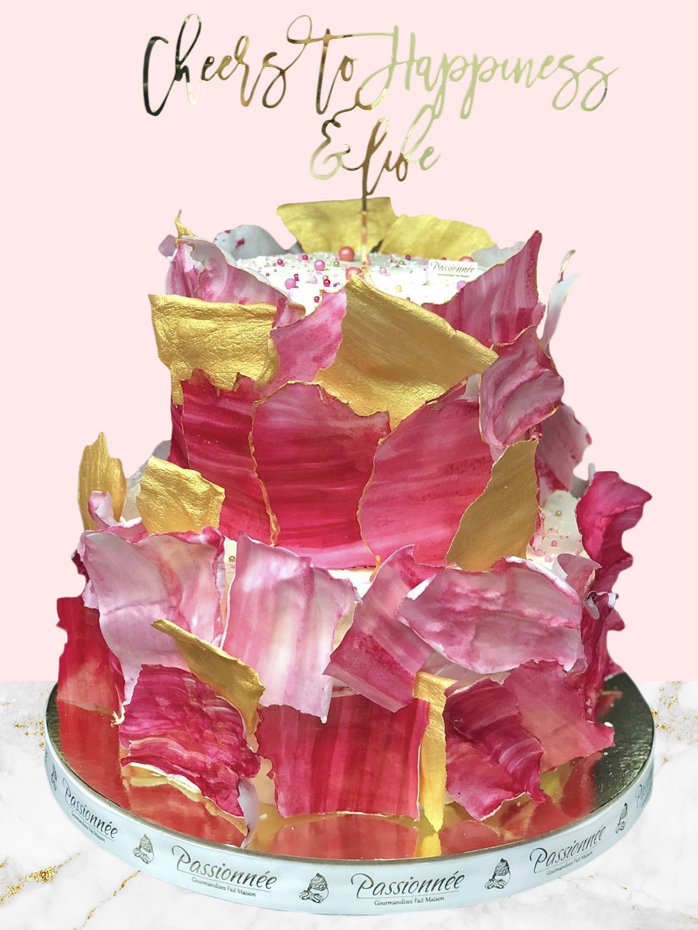 Wafer Paper Extravagant Cake – Artisanal bakery in Lebanon – Patisserie  artisanale – homemade bakery – Online Pastry Shop in Lebanon – Online  Pastry shop – Passionnee – Gourmandises Artisanales – homamade cakes –  artisanal bakery