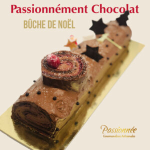 Passionnément Chocolat - Bûche de Noël "Valrhona"