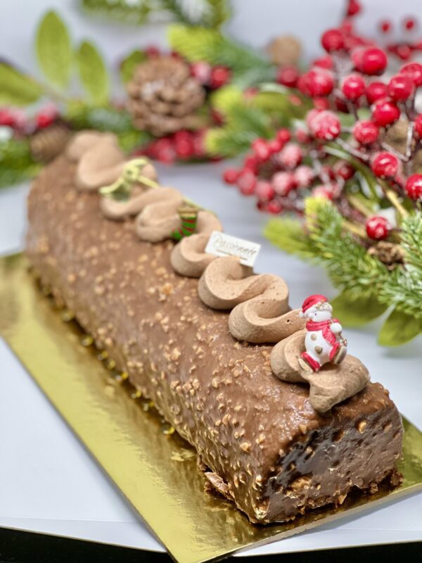 Passionnément Praliné - Bûche de Noël